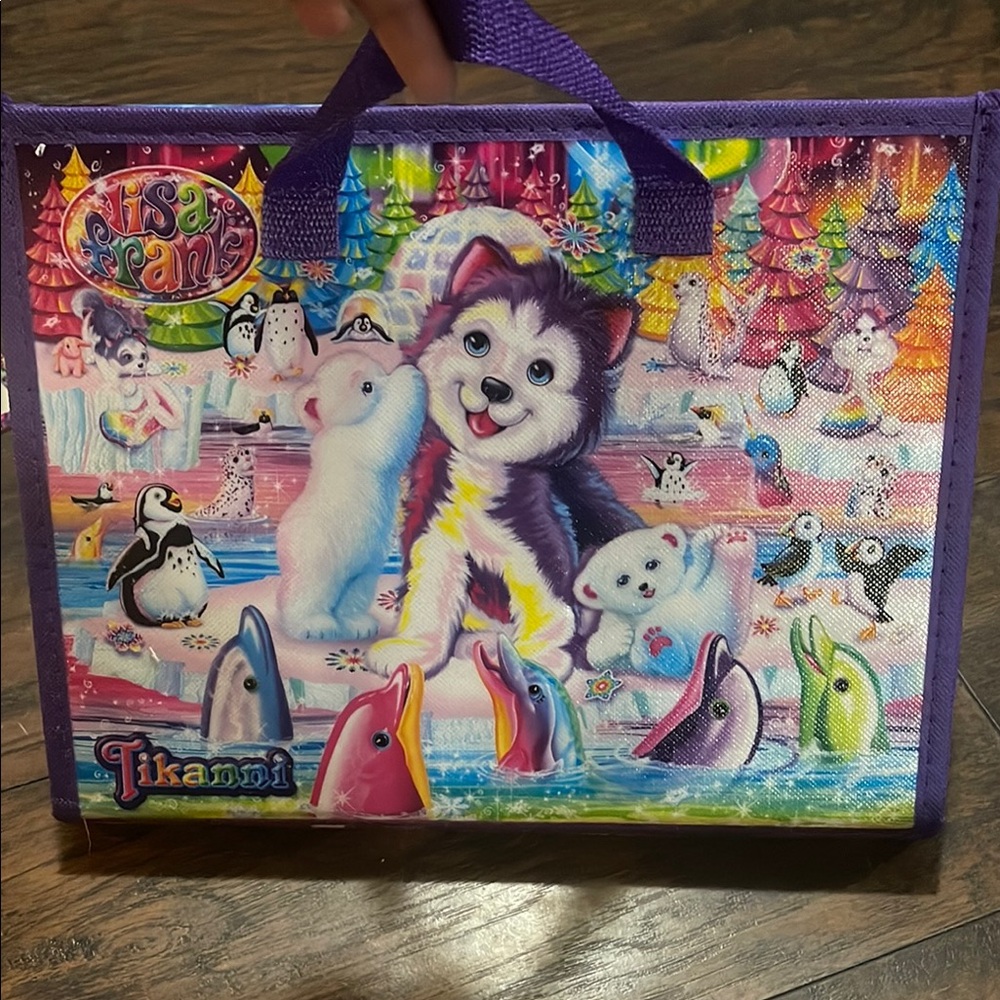 Lisa Frank Purple Binder